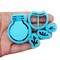 Cute Aquarium Bottle Clay Cutters, 5 pc, Tiny Fish Tank Set, Adorabilities
